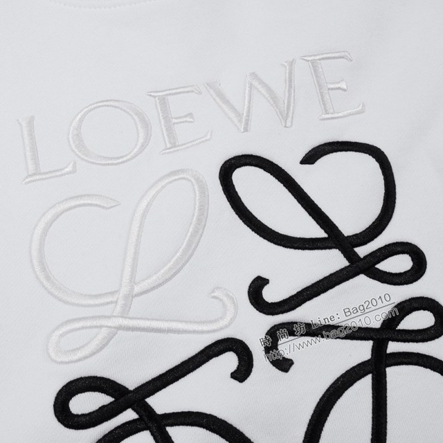 Loewe專櫃羅意威2023FW新款刺繡衛衣 男女同款 tzy3006